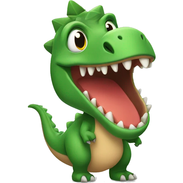 christmas dinosaur  emoji