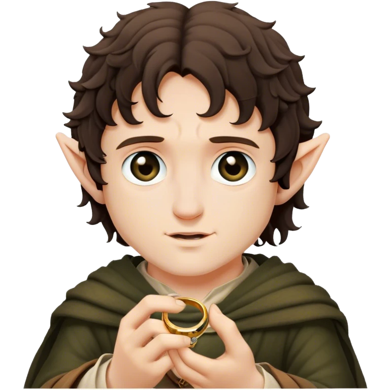 frodo baggins with the one  emoji