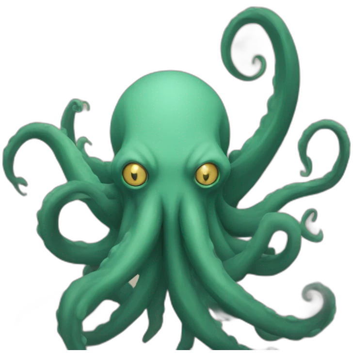 kraken with naruto sign emoji