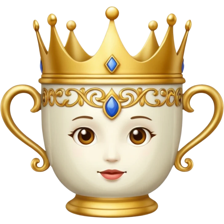 cup with crown emoji