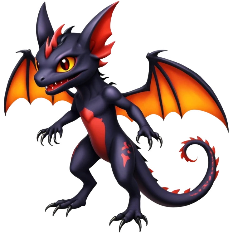 Shiny Epic Badass Gothic Noibat-Salandit-Litten-Hybrid emoji