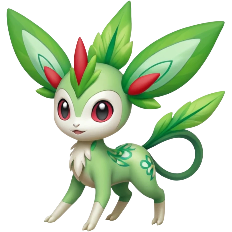 Meloetta-Shaymin-Celebi-Virizion-Pokémon-Fakémon-fusion-hybrid-creature emoji