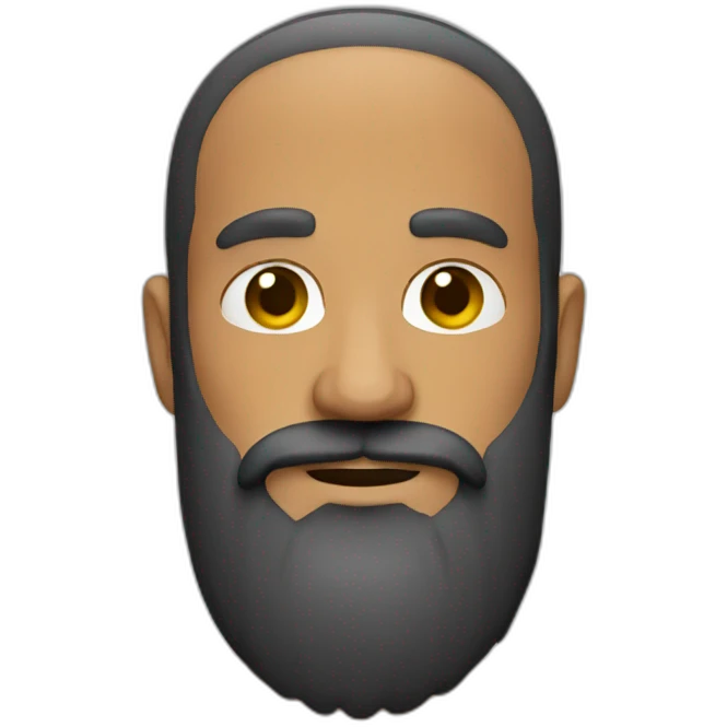 bearded emoji
