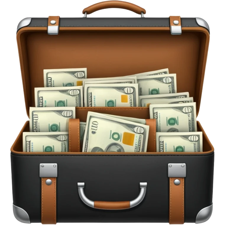 open money filled briefcase emoji