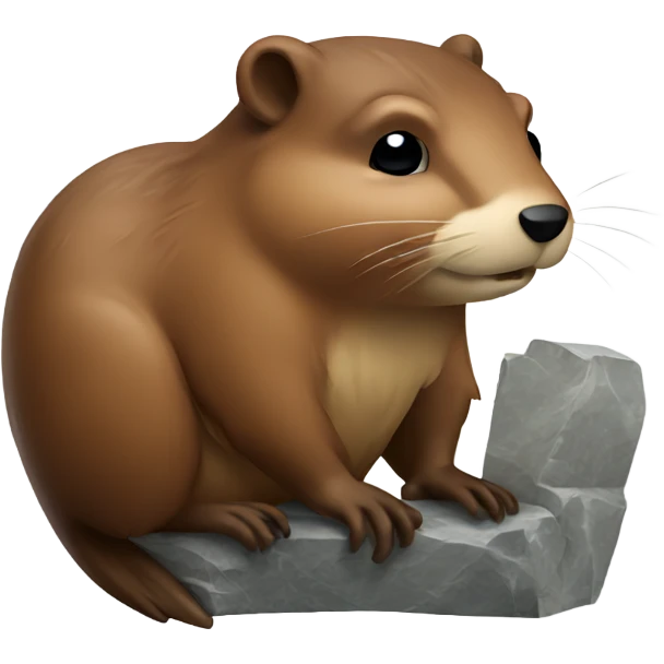 beaver with slabs emoji
