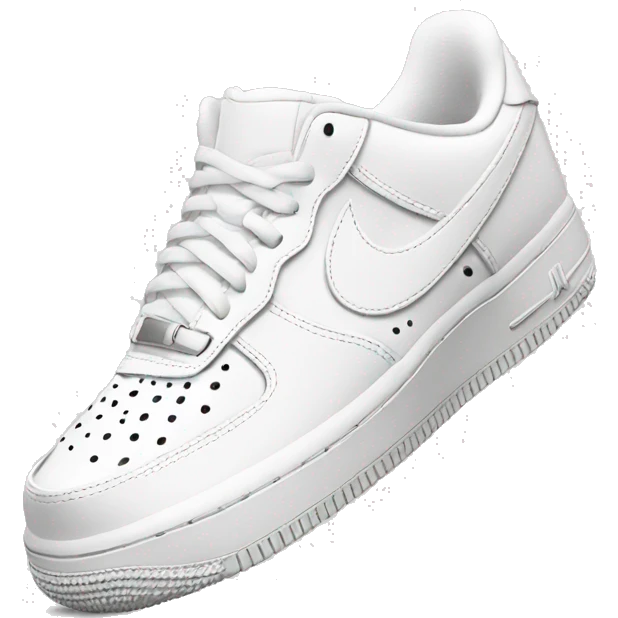 white nike airforce emoji