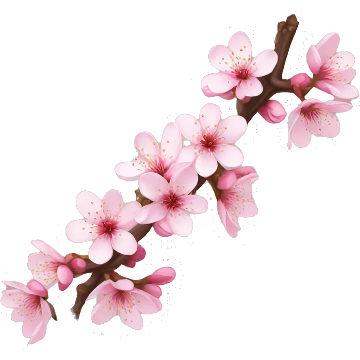 Cherry blossom flower emoji