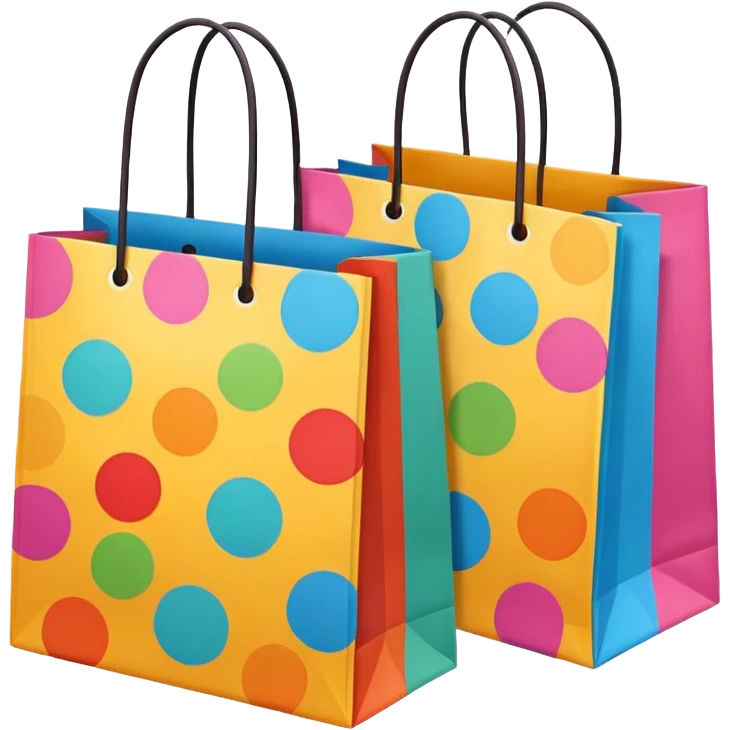 bolsas de compras emoji