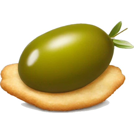 fried olive emoji