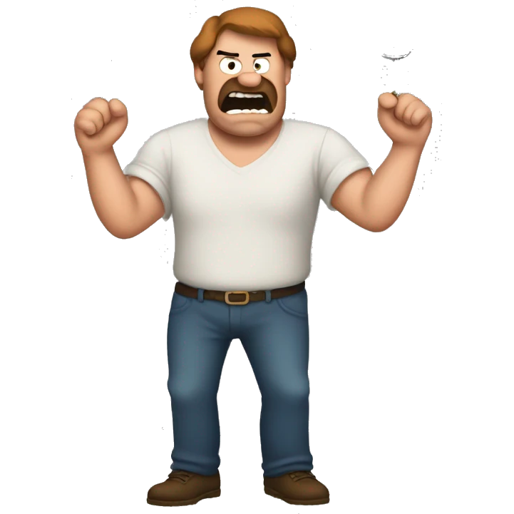 Peter griffen with nails emoji