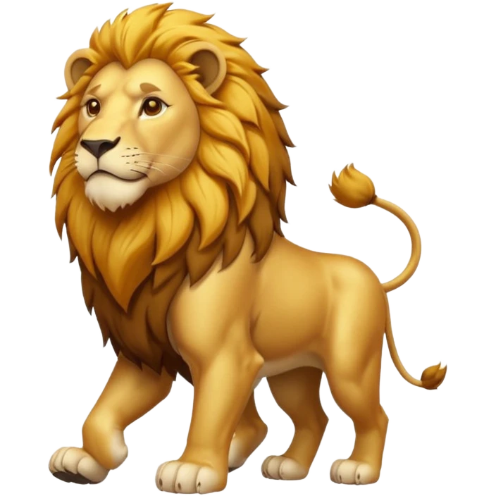 lion walking emoji