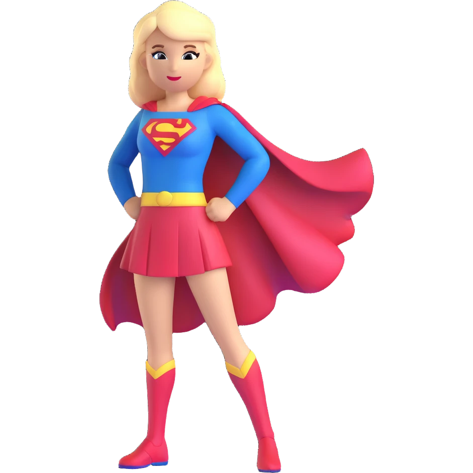Supergirl from DC comics emoji
