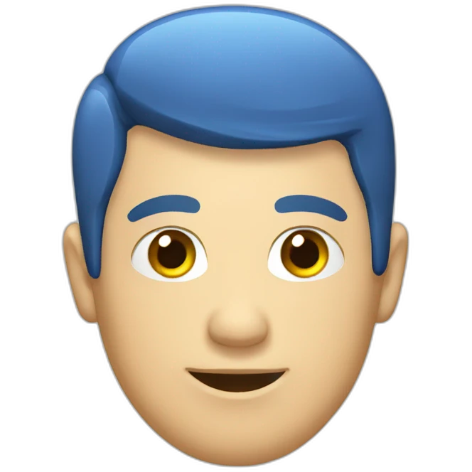 Blue badge emoji
