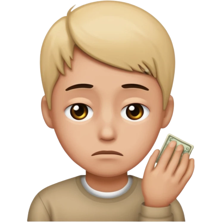to bee broke dont have any money emoji