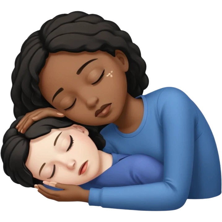 Fainting black girl emoji