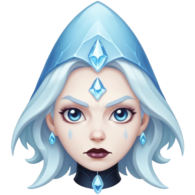 ice witch, menacing emoji