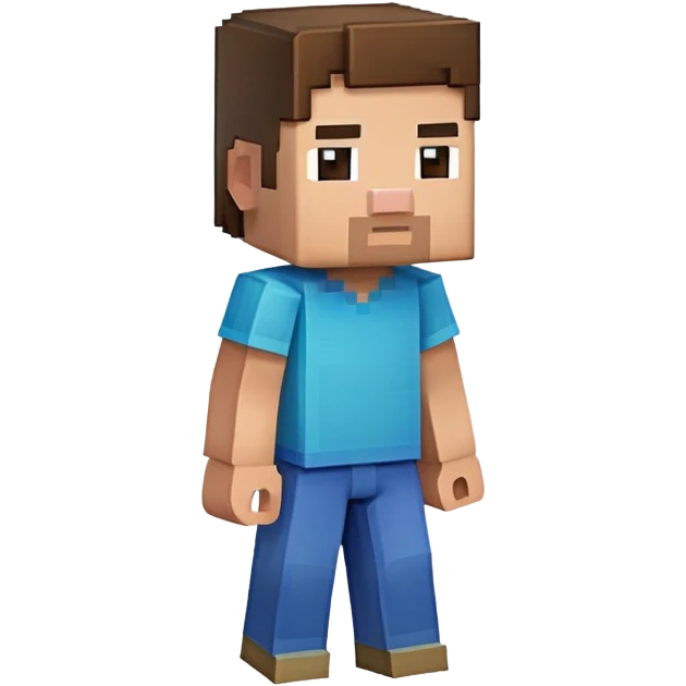 Minecraft Steve emoji