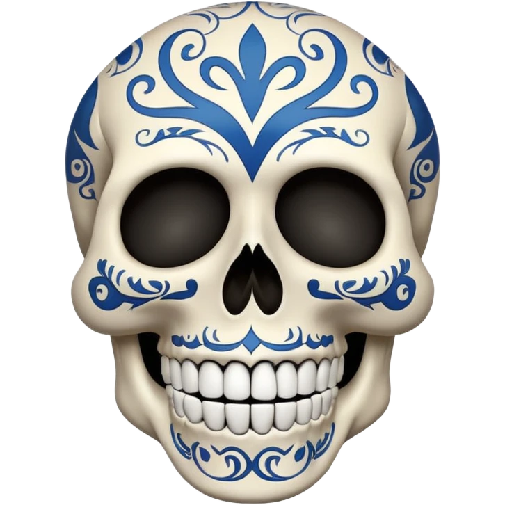 Greatful dead skull emoji