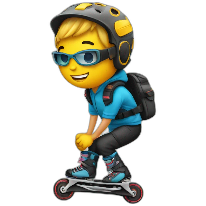 Rollerblade geind emoji