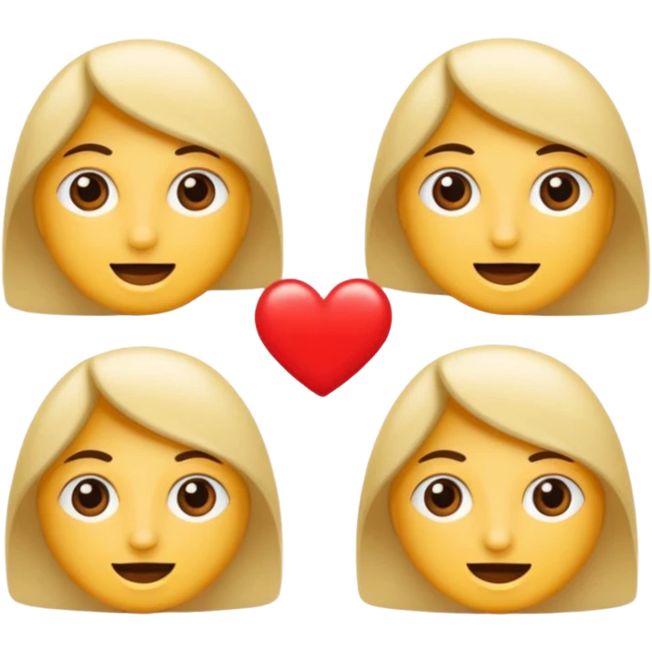 Kalp içinde k harfi emoji