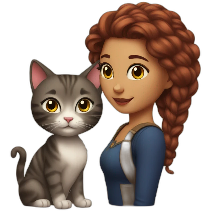 Kitty and Sisi emoji