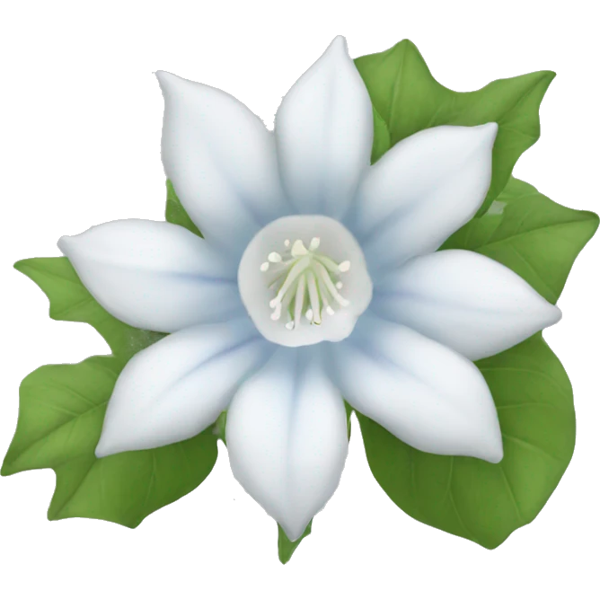 Moonflower emoji