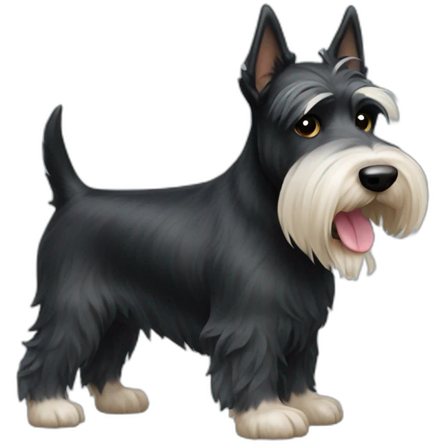 dog scottish terrier full body emoji
