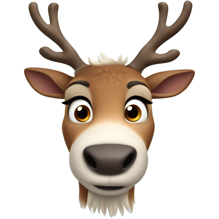 Disney frozen reindeer emoji