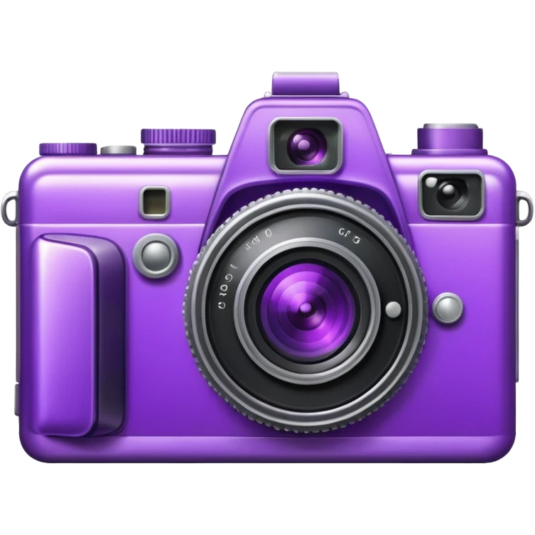 Purple camera emoji