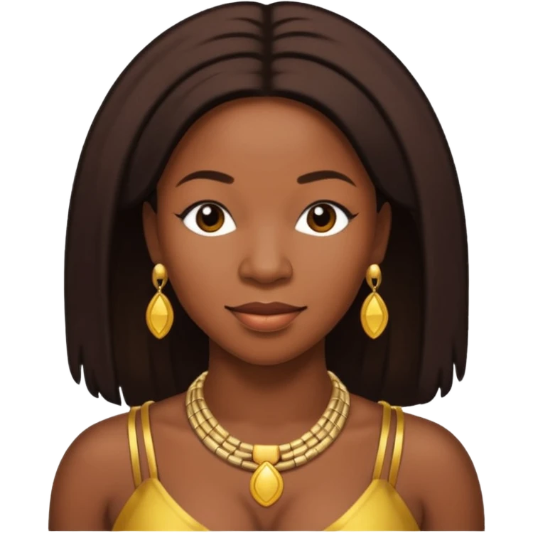 India Arie with dark brown hair emoji