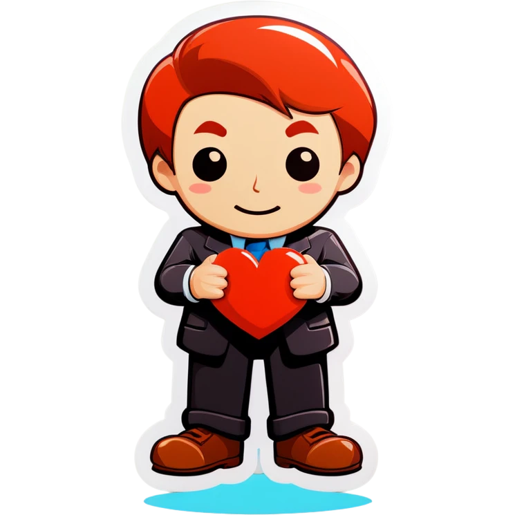 Man in love emoji