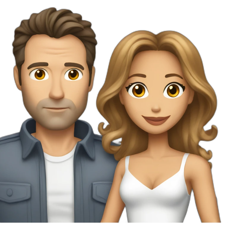 Jennifer Lopez and Ben affleck emoji