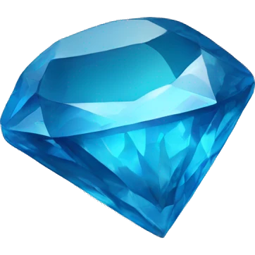 blue gemstone emoji