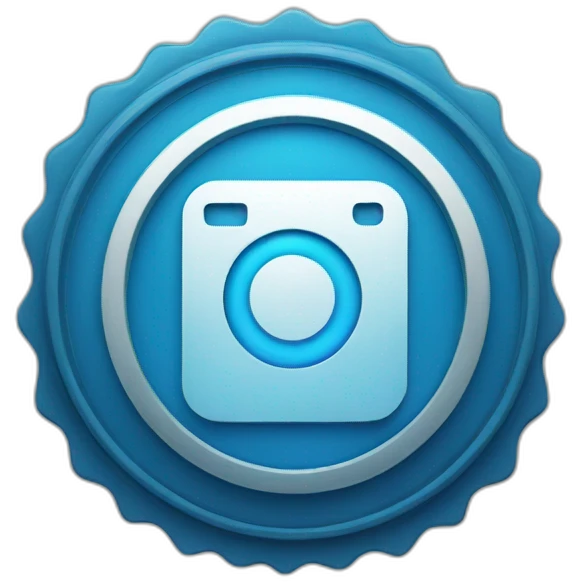 Instagram blue certification badge emoji