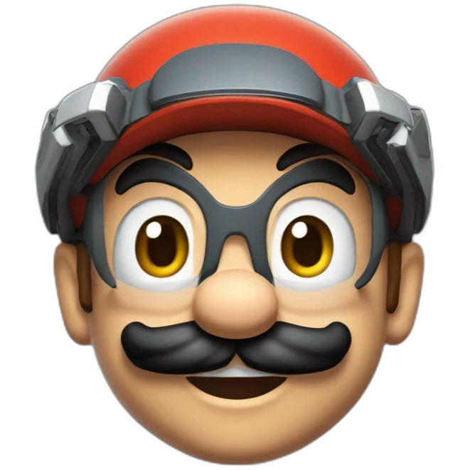 super mario with vr headset emoji