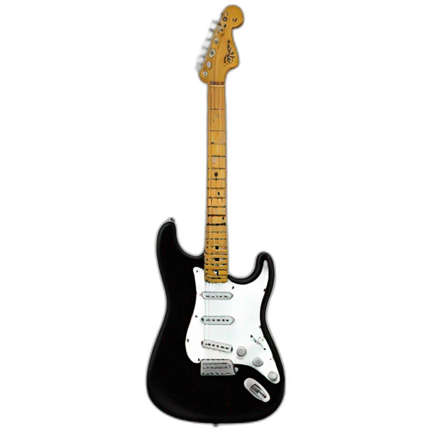 black fender stratocaster emoji