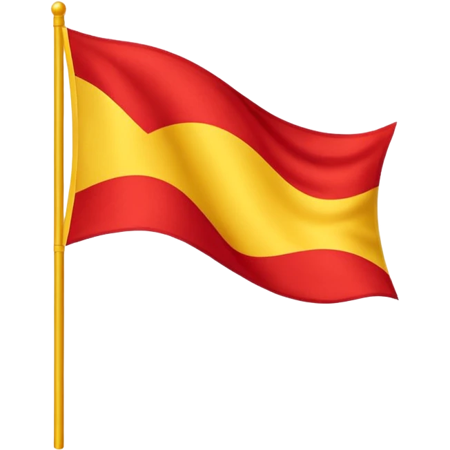 Yellow red flag emoji