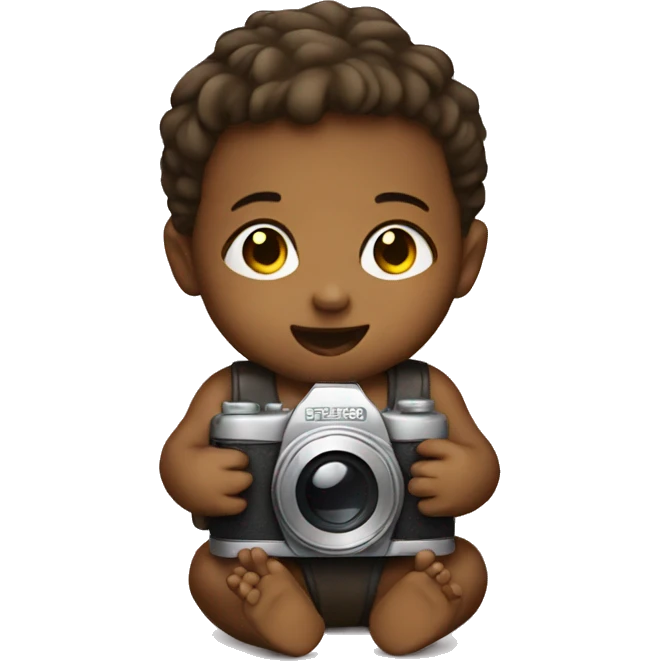 baby holding camera emoji