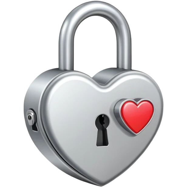 heart shaped lock emoji