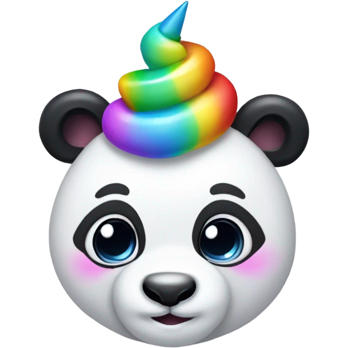 Unicorn panda emoji