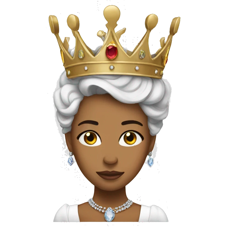 Queen never cry emoji