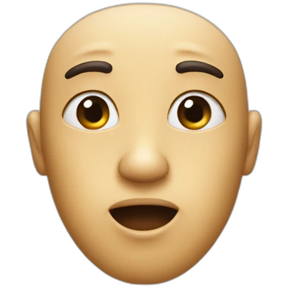Timide expression du visage emoji