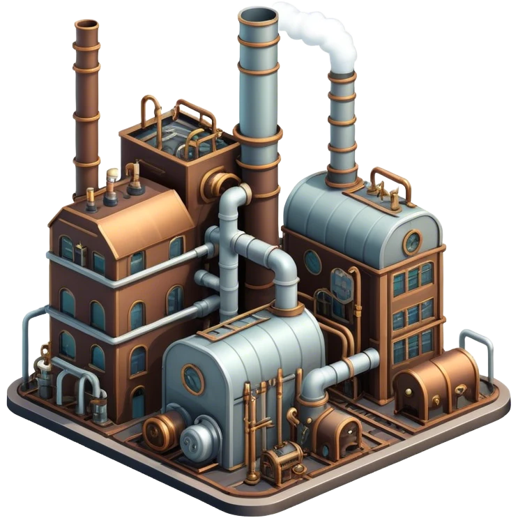isometric factory emoji