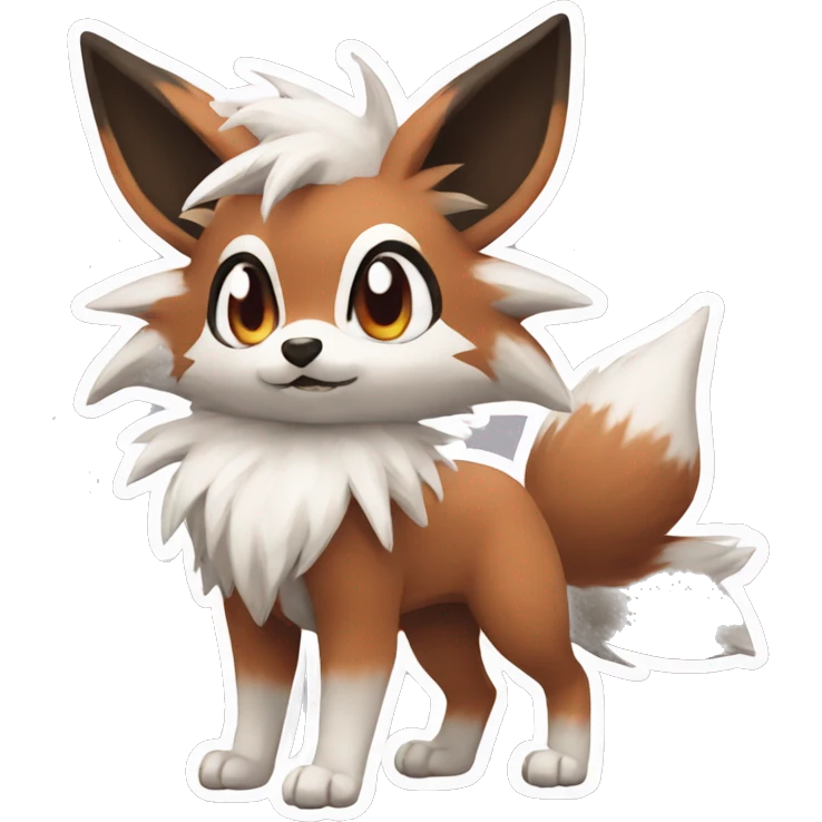 Eevee Lycanroc emoji