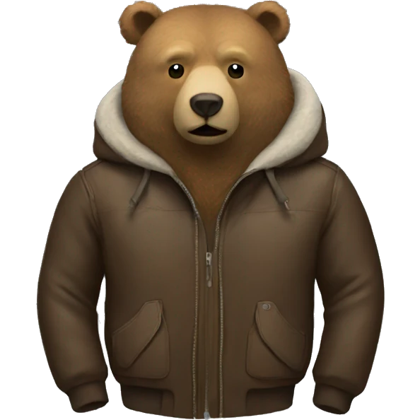 Bear jacket emoji