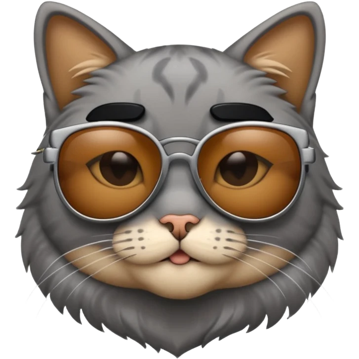 Cat wearing sunglasses emoji