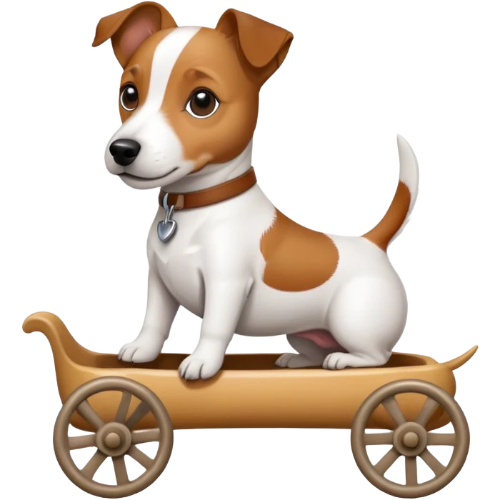 джек рассел едет верхом на джек расселе emoji