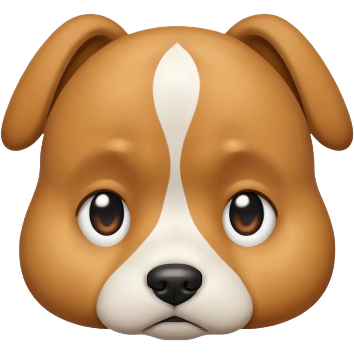 Dog nodding in disappointment emoji