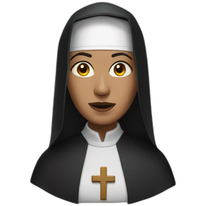 The nun emoji