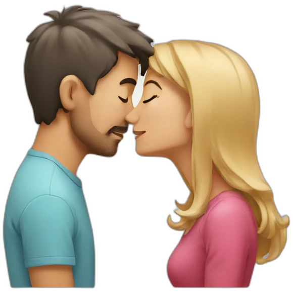 head kiss emoji